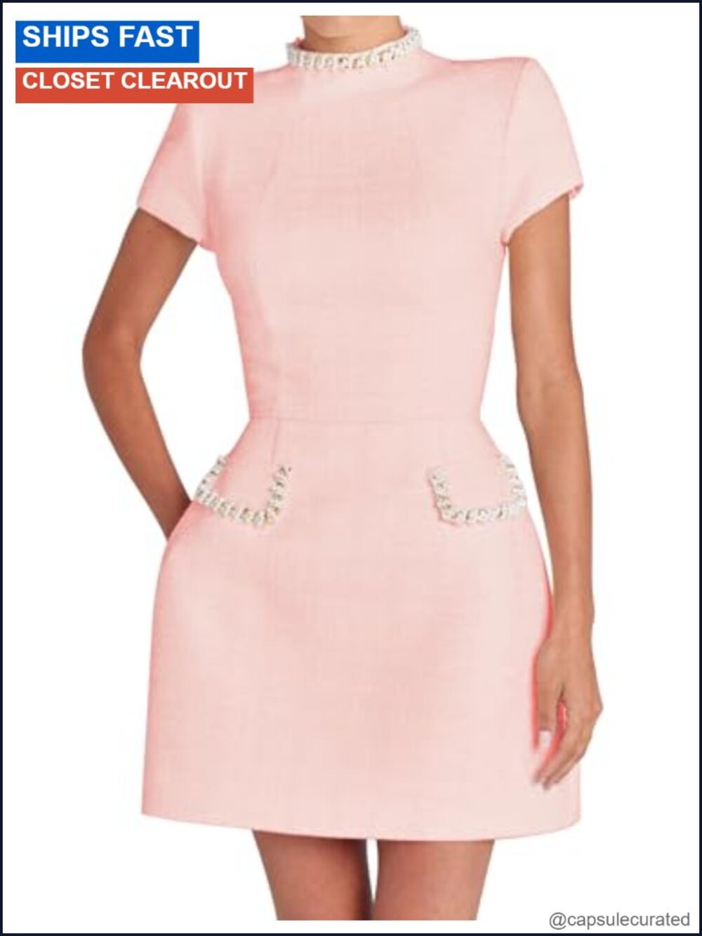 Sexy High Neck Tweed Mini Dress Bodycon Party Clubwear